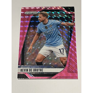Kevin de Bruyne 2024-25 Panini Prizm Premier League #4 Pink Mosiac Prizm